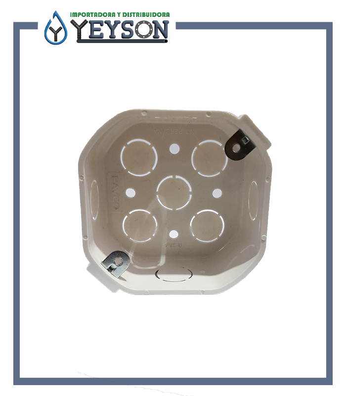 Caja de pase octagonal